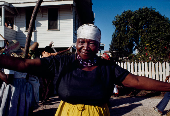 Woman Caribbean day